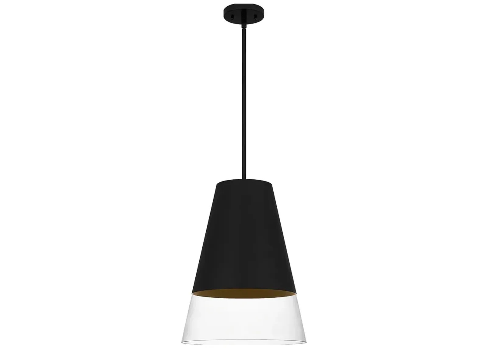 Peregrine 1-Light Brushed Black Mini Pendant