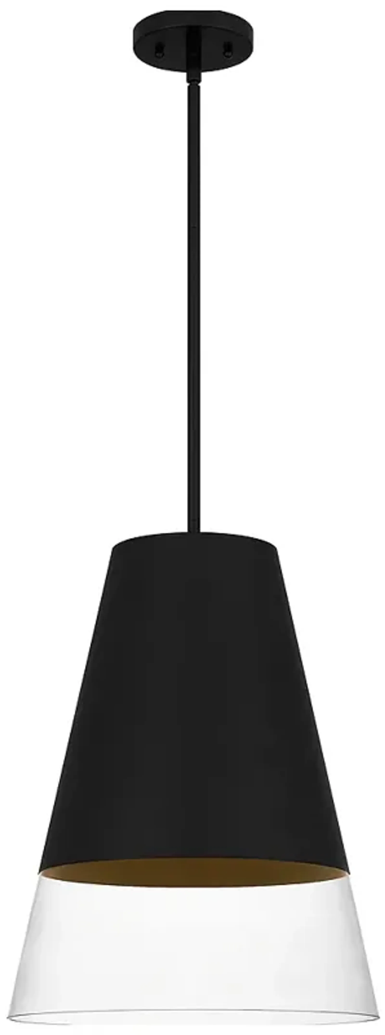 Peregrine 1-Light Brushed Black Mini Pendant