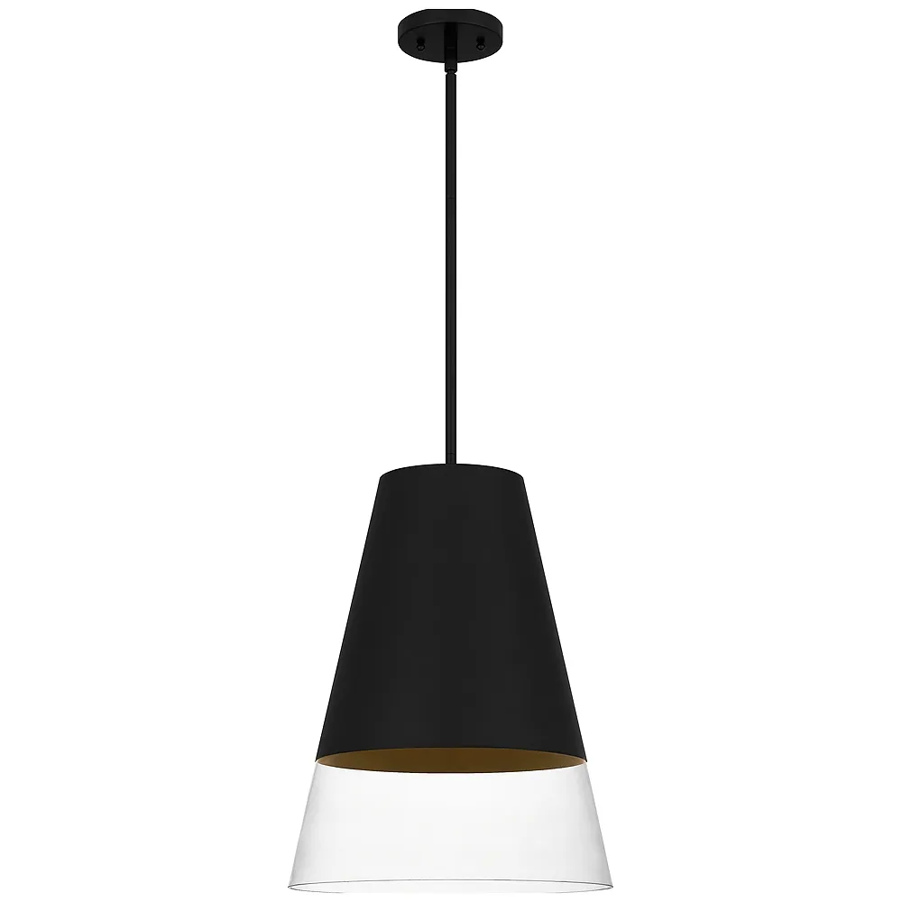 Peregrine 1-Light Brushed Black Mini Pendant