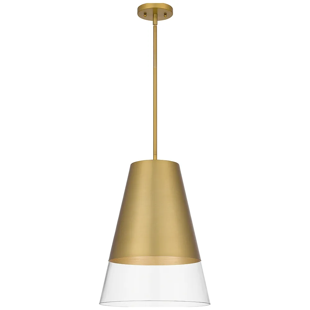 Peregrine 1-Light Brushed Gold Mini Pendant