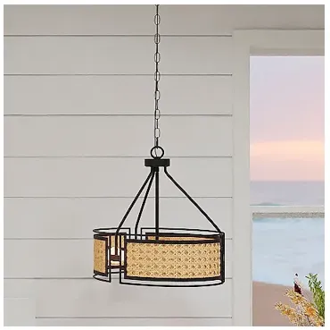 Peregrine 3-Light Matte Black Pendant