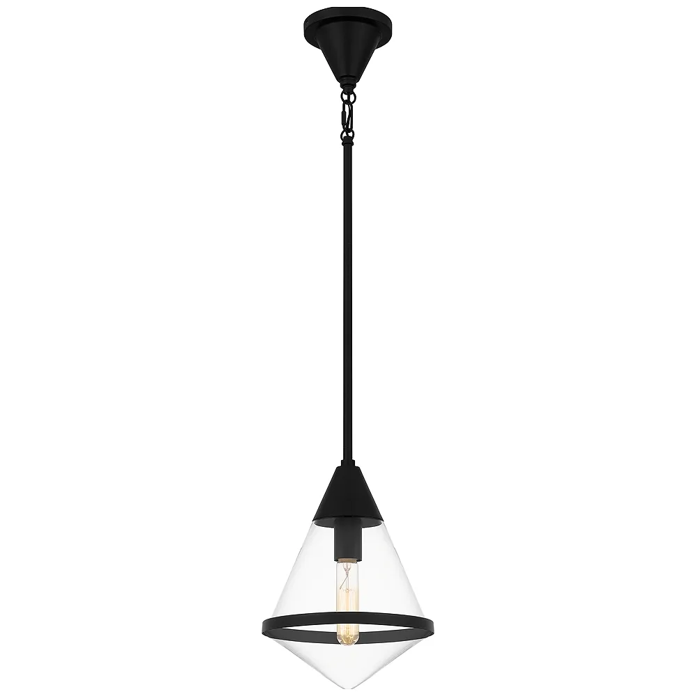 Hidalgo 1-Light Matte Black Mini Pendant