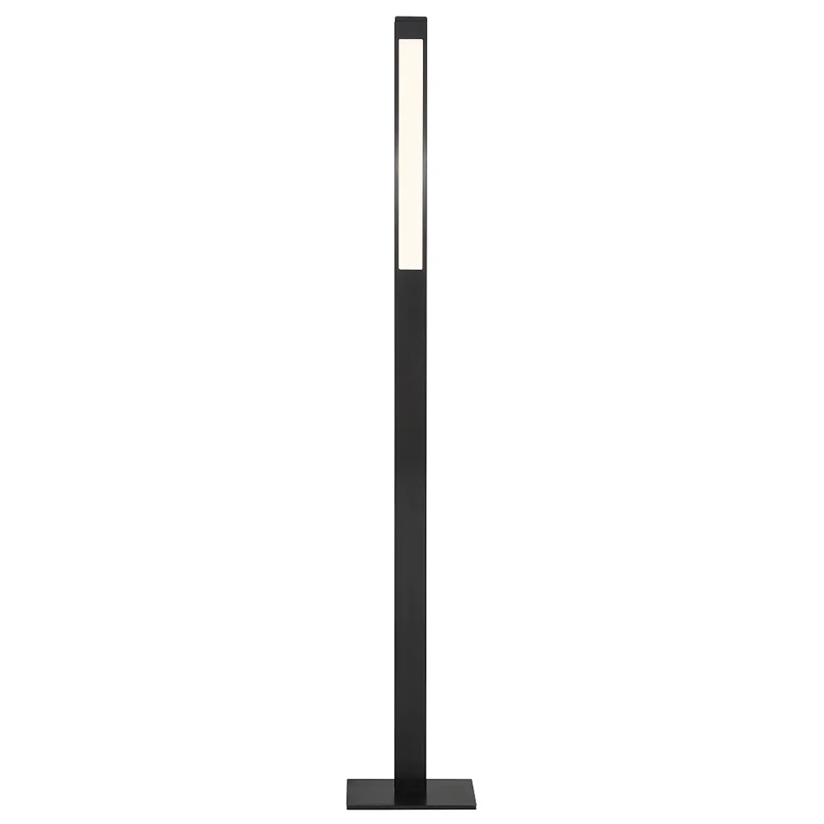 Task Portables Anodized Brushed Coal Black LED Floor Lamp