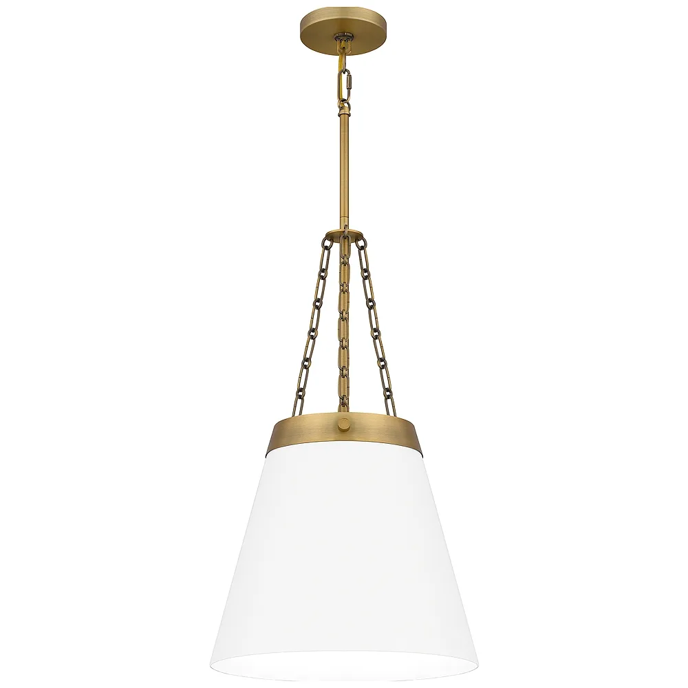 Alwyn 1-Light Aged Brass Mini Pendant