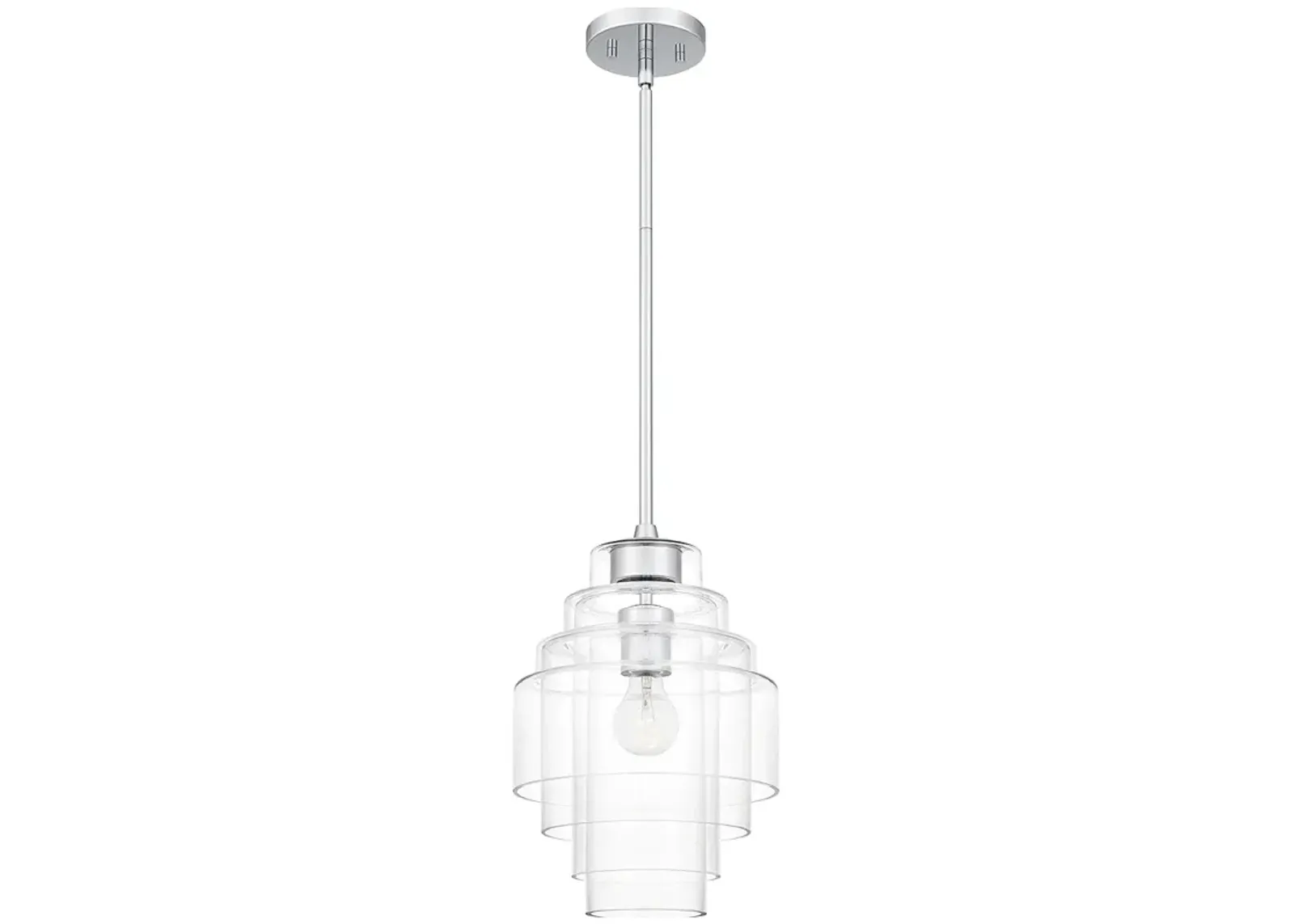 Driscoll 1-Light Polished Chrome Mini Pendant