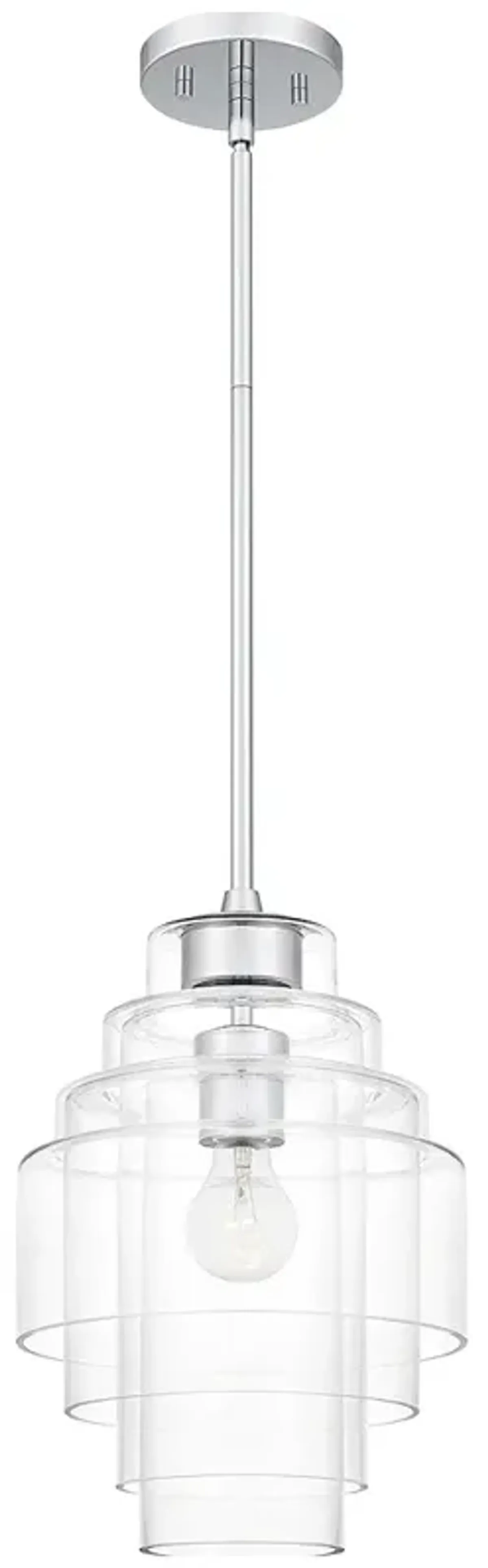 Driscoll 1-Light Polished Chrome Mini Pendant