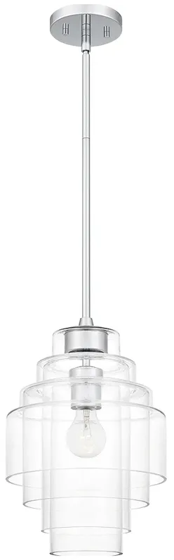 Driscoll 1-Light Polished Chrome Mini Pendant