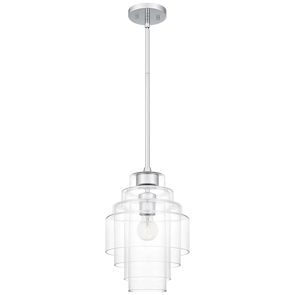 Driscoll 1-Light Polished Chrome Mini Pendant