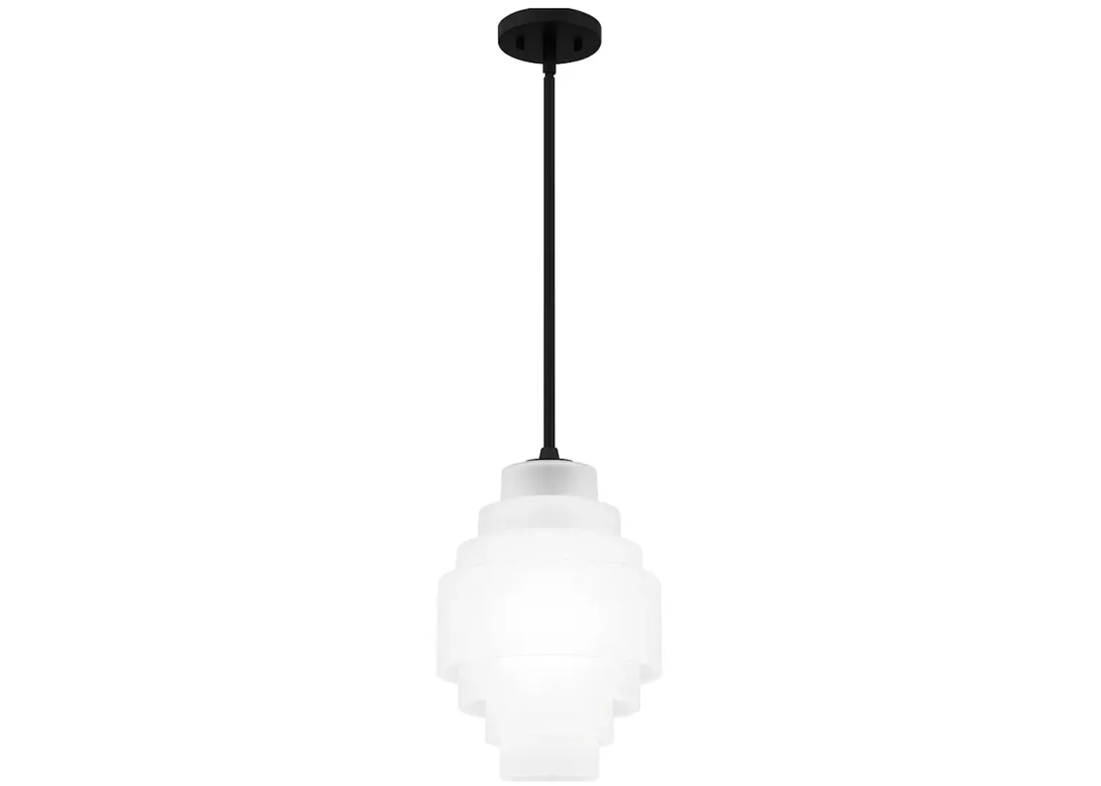 Driscoll 1-Light Matte Black Mini Pendant