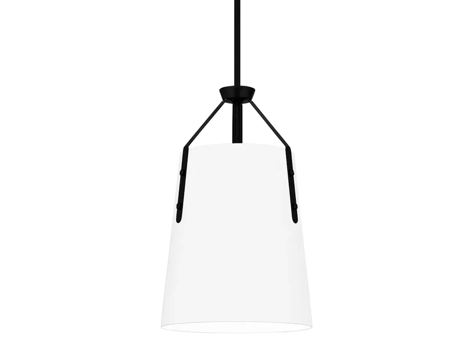 Faye 1-Light Matte Black Mini Pendant