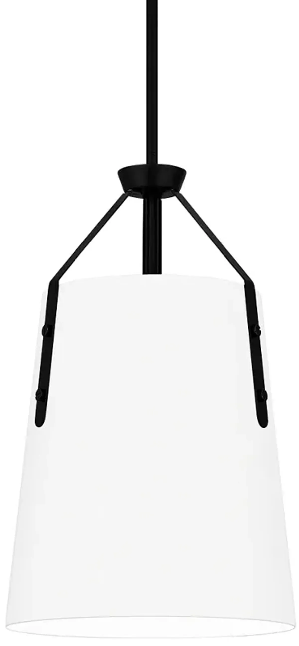 Faye 1-Light Matte Black Mini Pendant