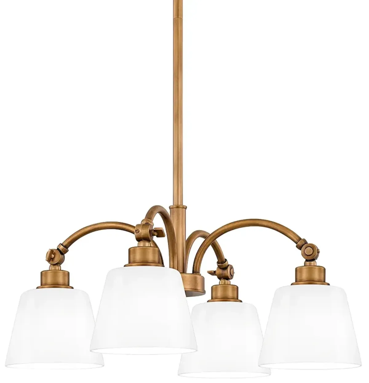 Quoizel Iota 22" Wide Weathered Brass 4-Light Pendant
