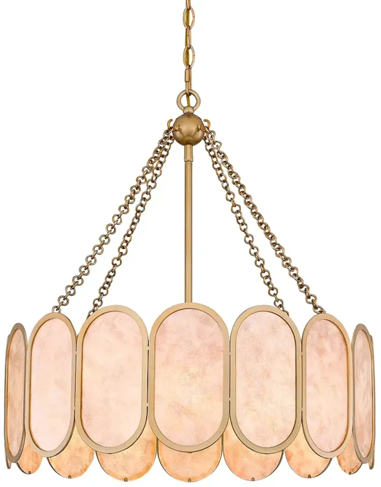 Quoizel Amalia 22" Wide Light Gold 4-Light Pendant