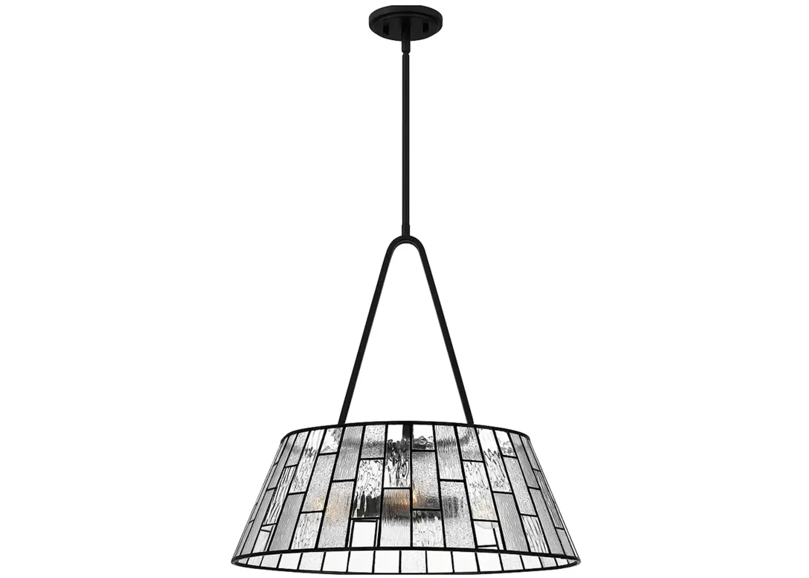 Rainier 4-Light Matte Black Pendant