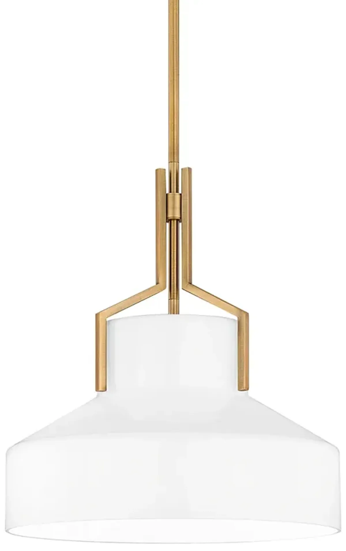 Quoizel Brecken 14 3/4" Wide Aged Brass Pendant Light