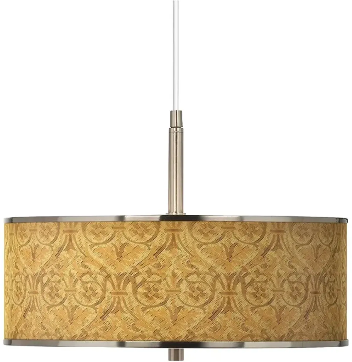 Golden Versailles Giclee Glow 16" Wide Pendant Light