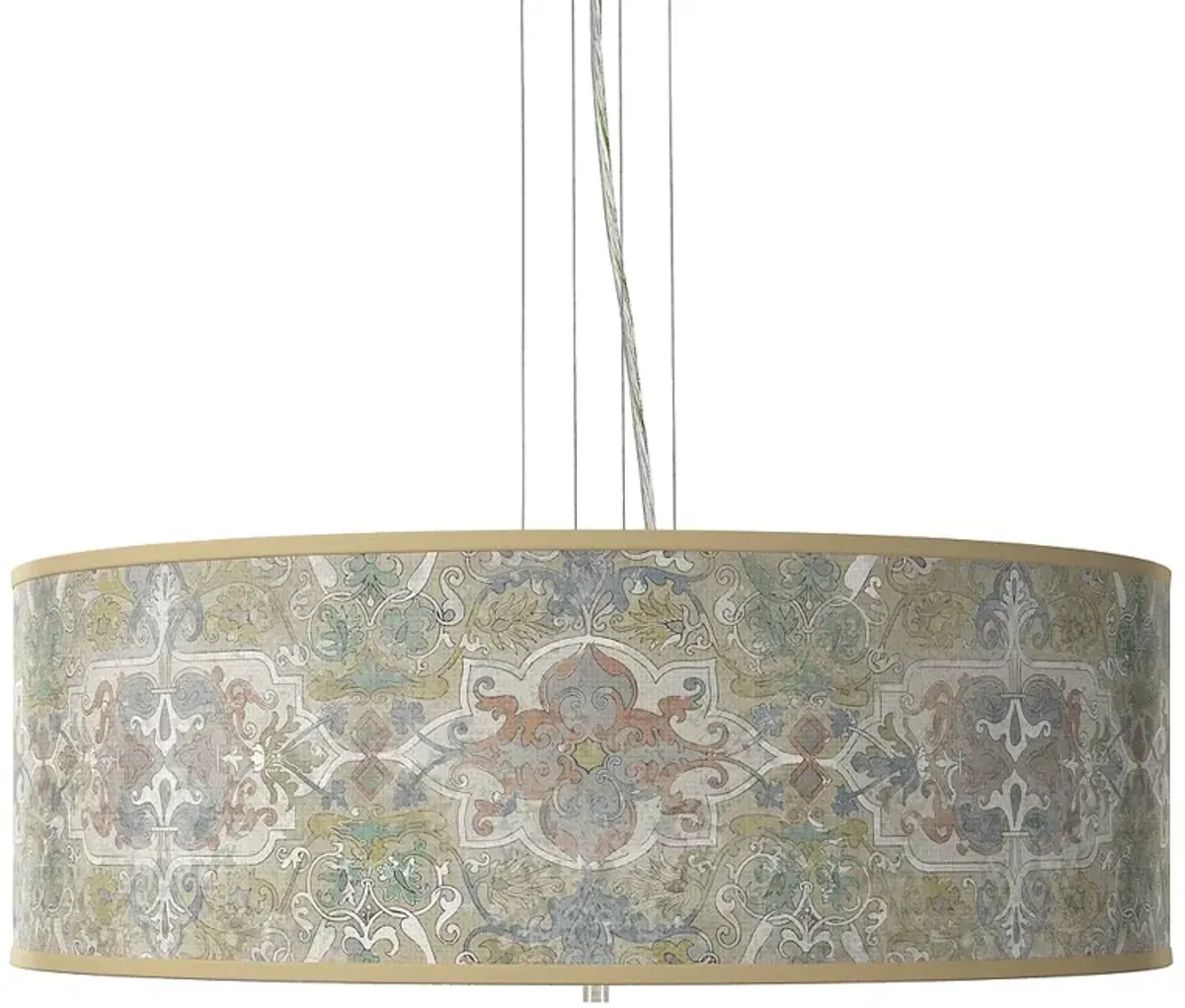 Lucrezia Giclee 24" Wide 4-Light Pendant Chandelier