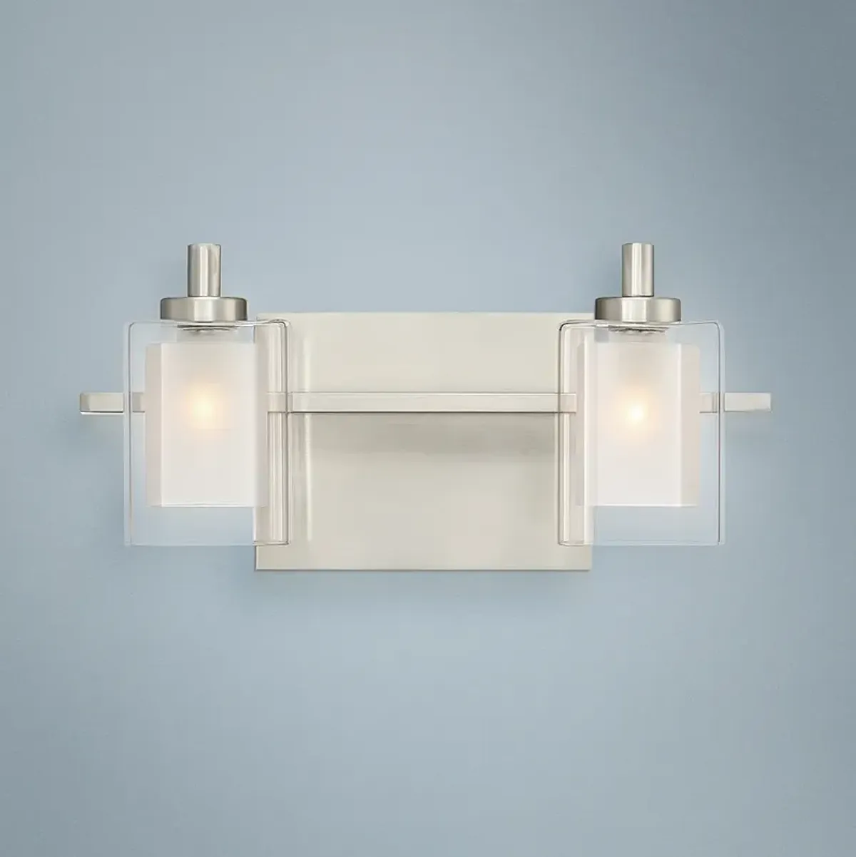 Quoizel Kolt 6" High Brushed Nickel LED Wall Sconce