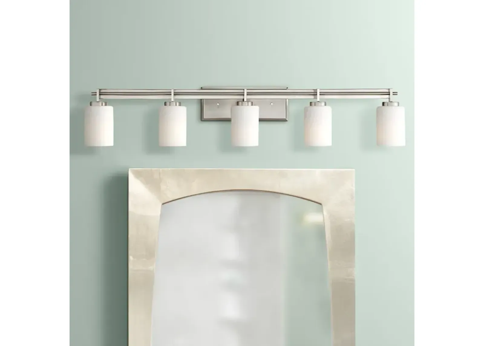 Quoizel Taylor 40 1/2" Wide Brushed Nickel Bath Light