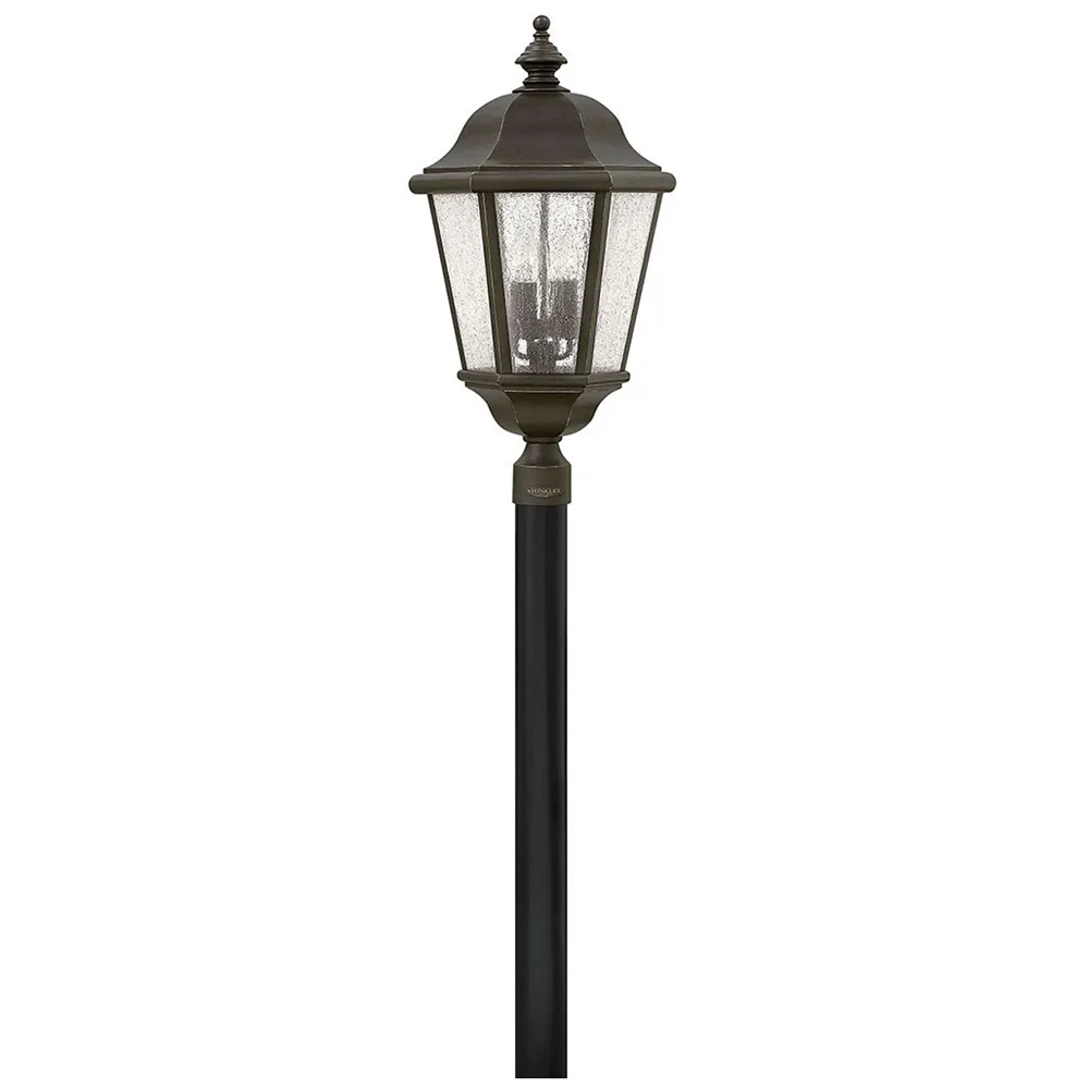 Outdoor Edgewater-Extralarge Post Top Pier Mount Lantern-Oilrubbed Bronze