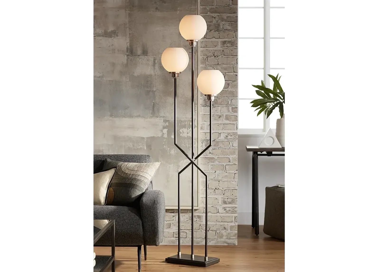 Pacific Coast Lighting Boulevard 70" 3-Light Modern Floor Lamp