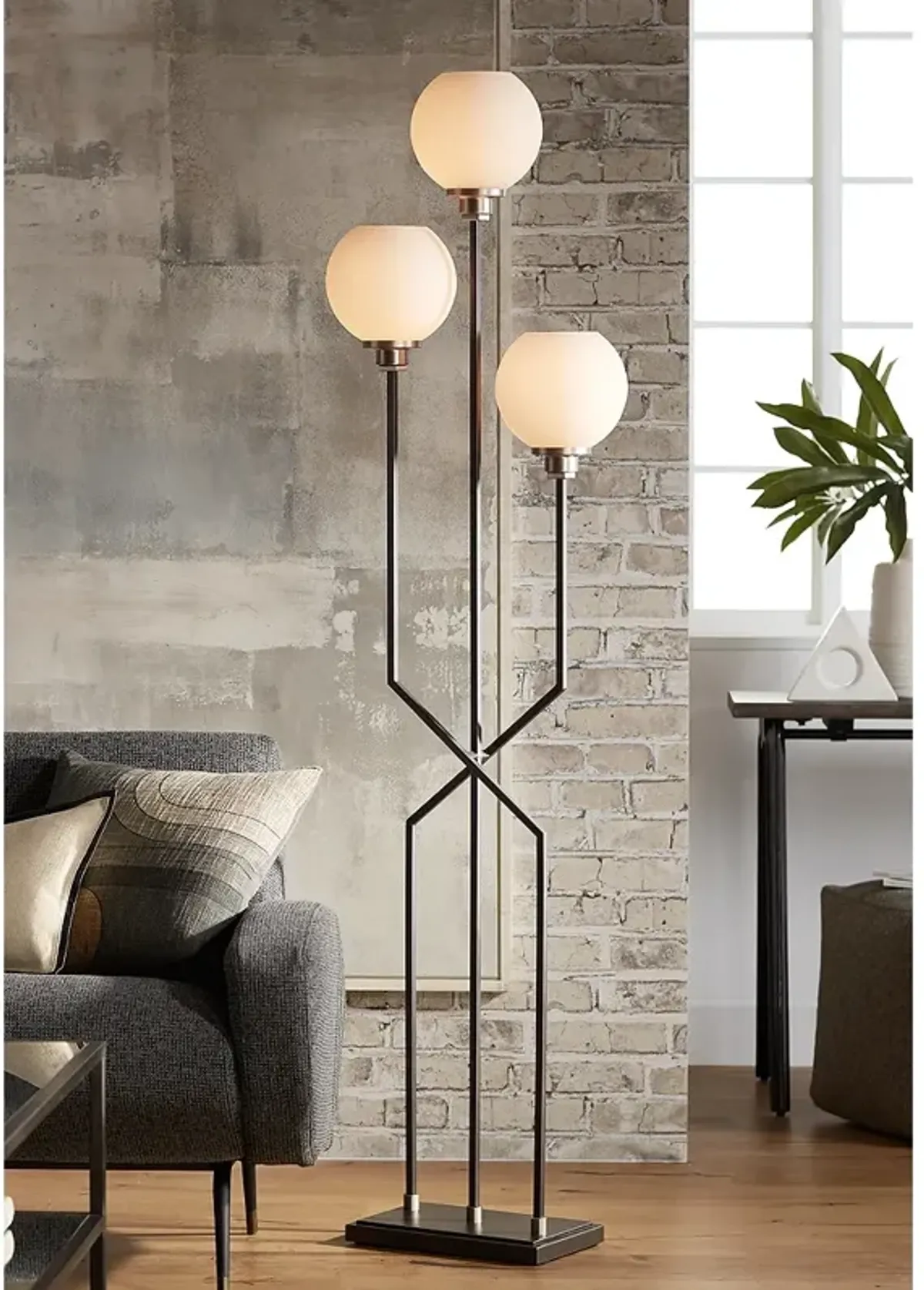 Pacific Coast Lighting Boulevard 70" 3-Light Modern Floor Lamp