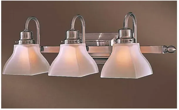 Minka-Lavery  Mission Ridge 3-Light Brushed Nickel Bath Light