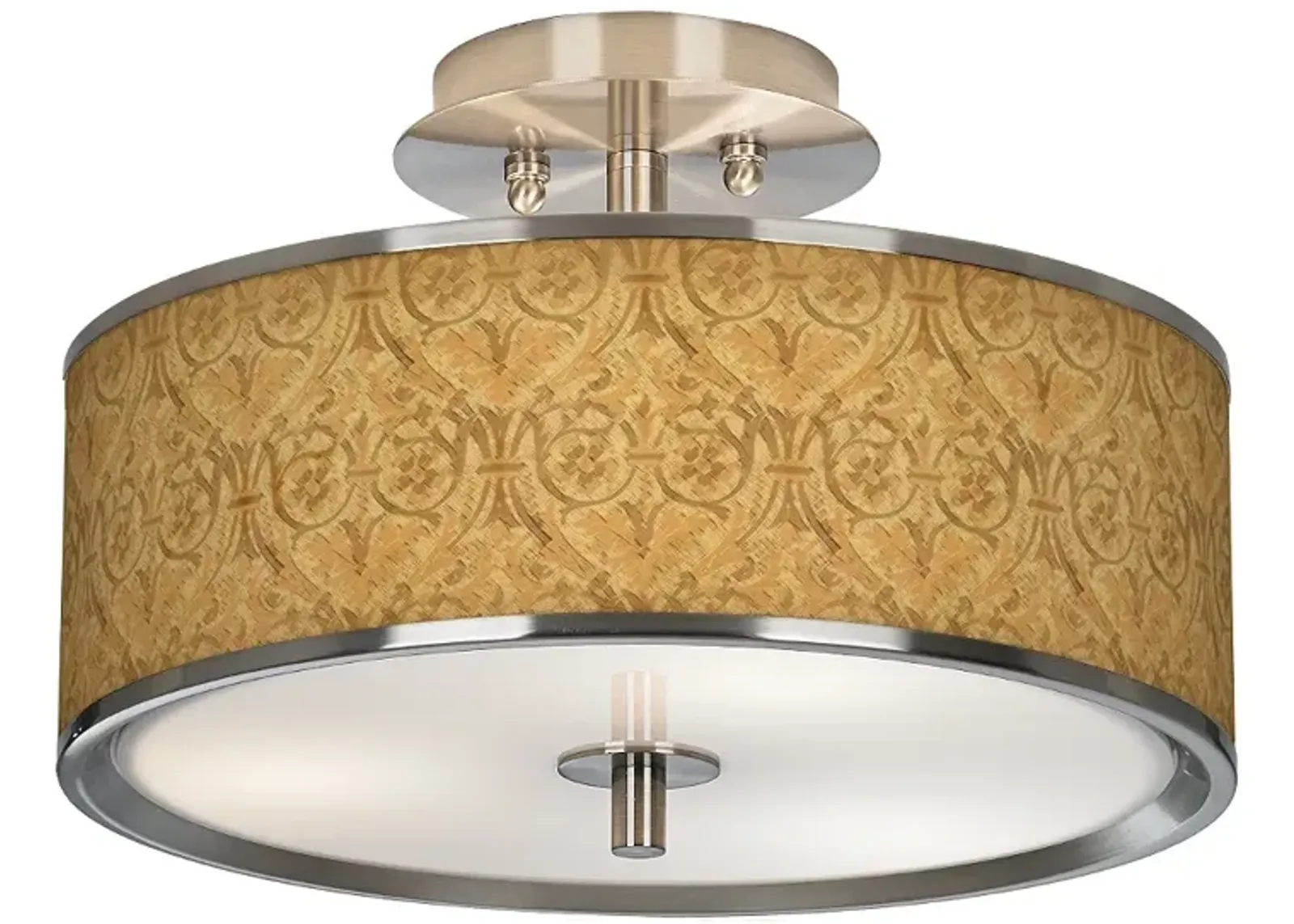 Golden Versailles Giclee Glow 14" Wide Ceiling Light