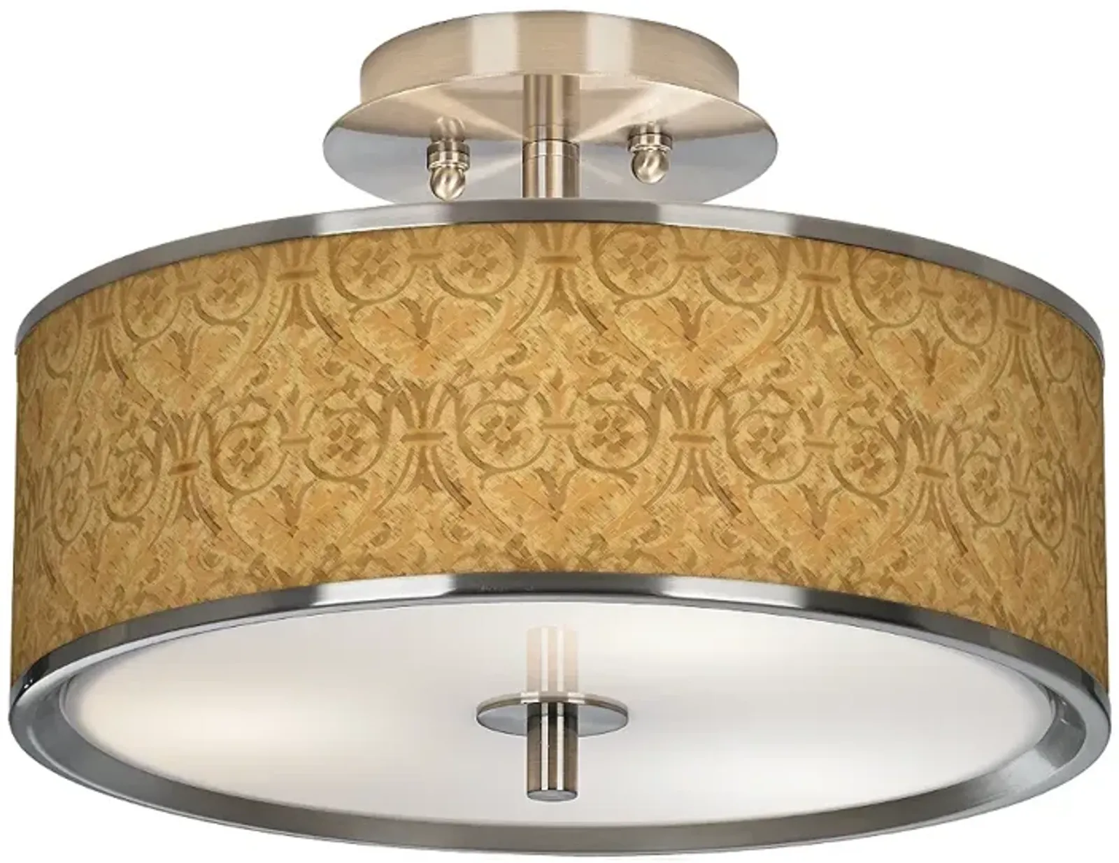 Golden Versailles Giclee Glow 14" Wide Ceiling Light