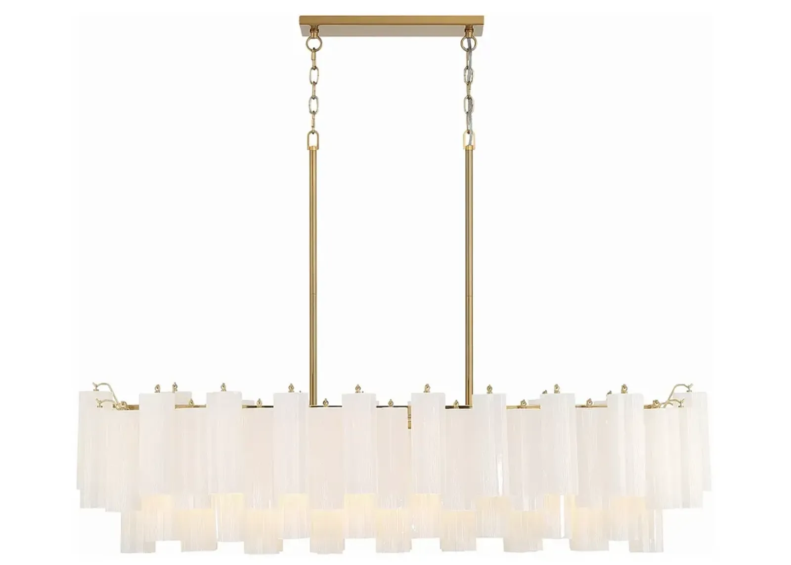 Crystorama Addis 14 Light Aged Brass Chandelier