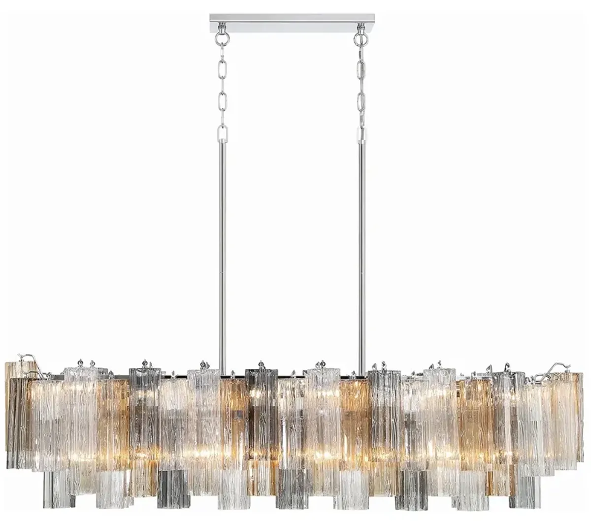 Crystorama Addis 51 3/4"W Polished Chrome Island Chandelier
