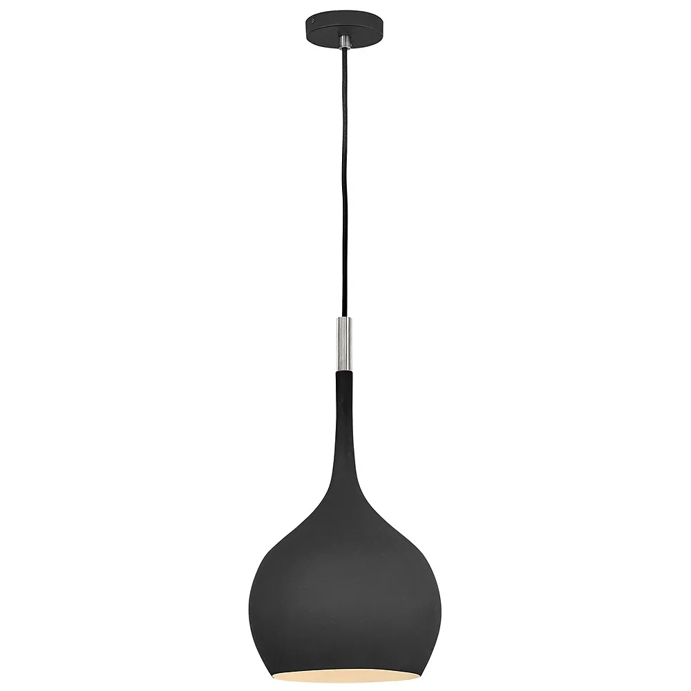 Ziggy 12" Wide Black Mini Pendant by Hinkley Lighting