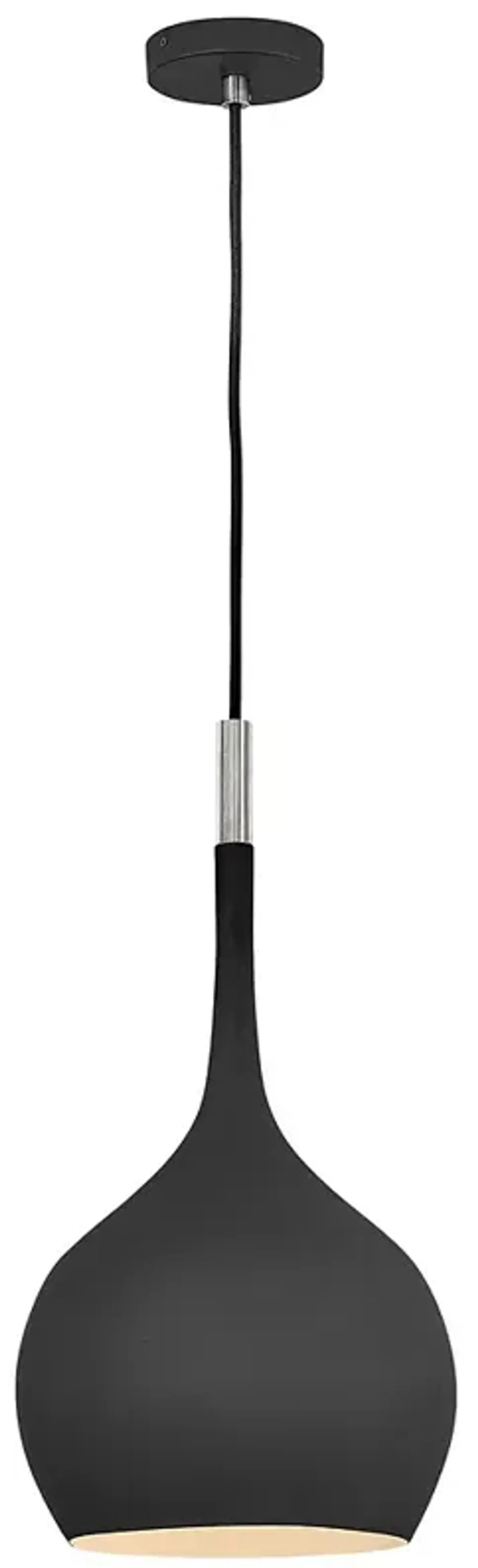 Hinkley Ziggy 12" Wide Black Mini Pendant