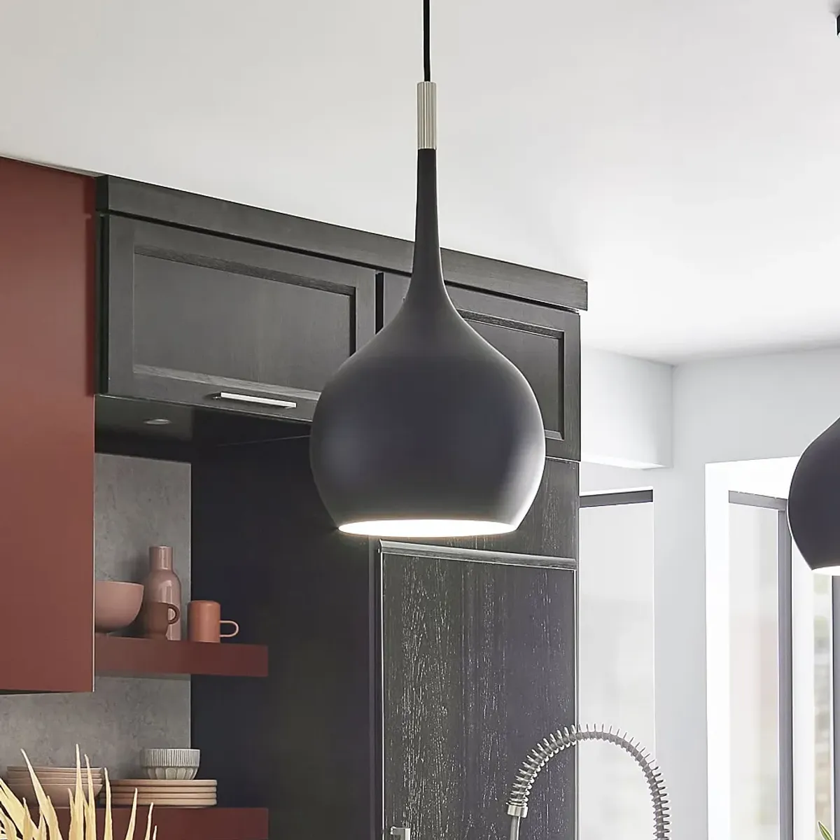 Hinkley Ziggy 12" Wide Black Mini Pendant