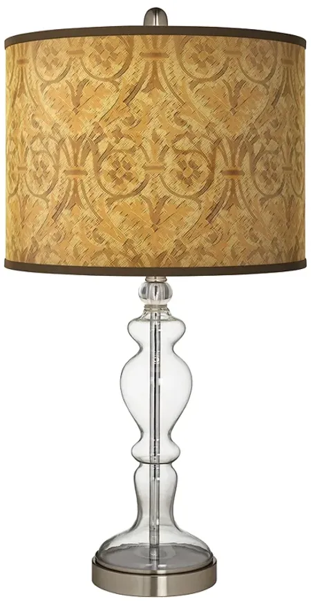 Giclee Glow Apothecary 28" Golden Versailles Clear Glass Table Lamp