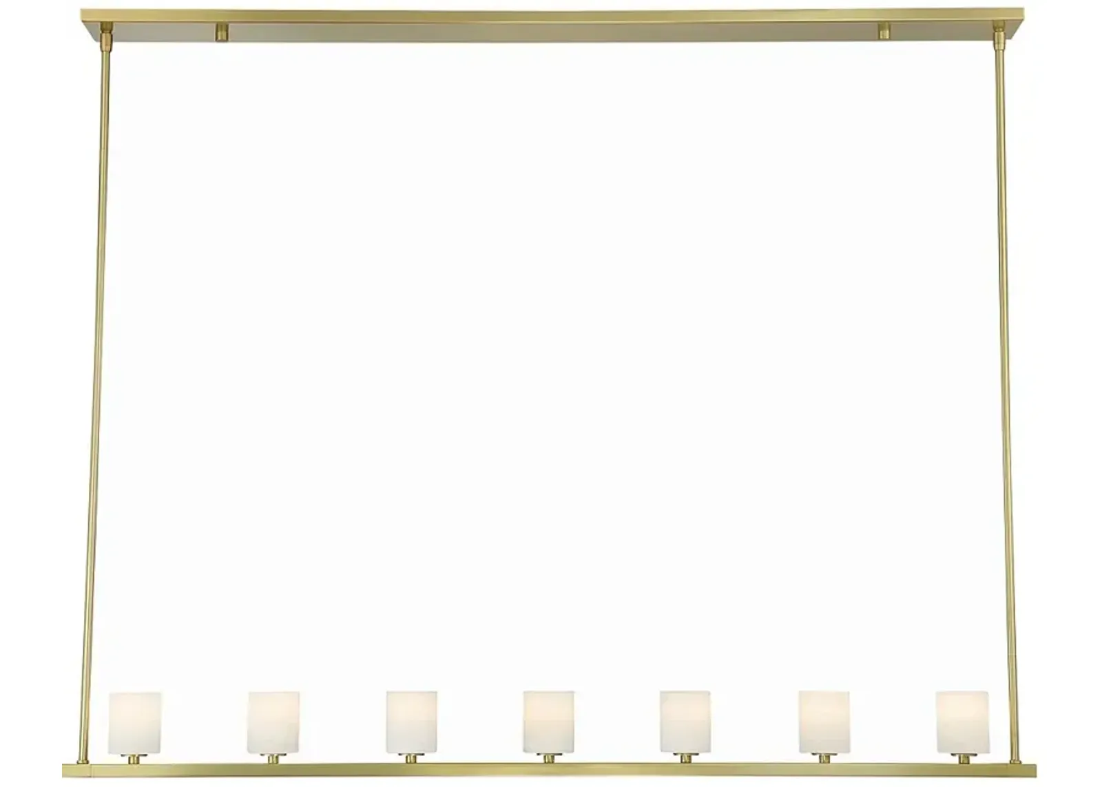 Crystorama Aragon 7 Light Soft Brass Chandelier