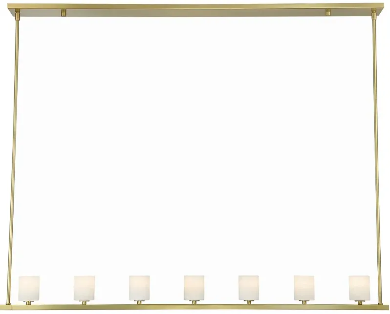 Crystorama Aragon 7 Light Soft Brass Chandelier