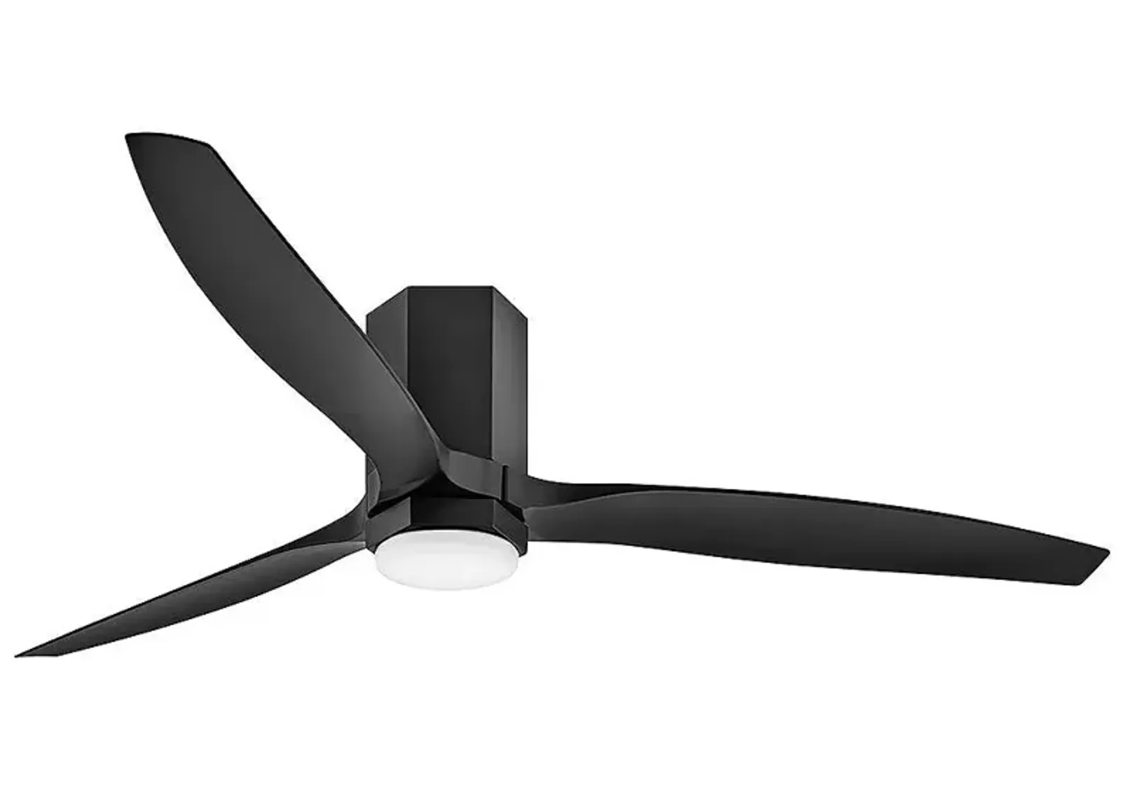 HINKLEY FAN FACET 60" LED Fan Matte Black