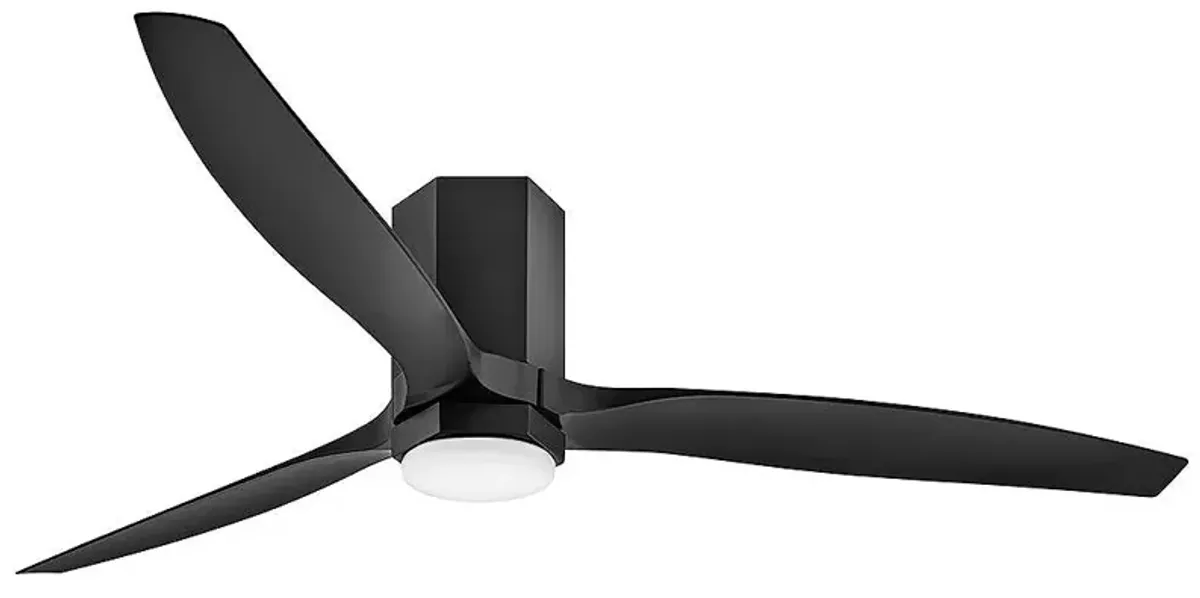 HINKLEY FAN FACET 60" LED Fan Matte Black