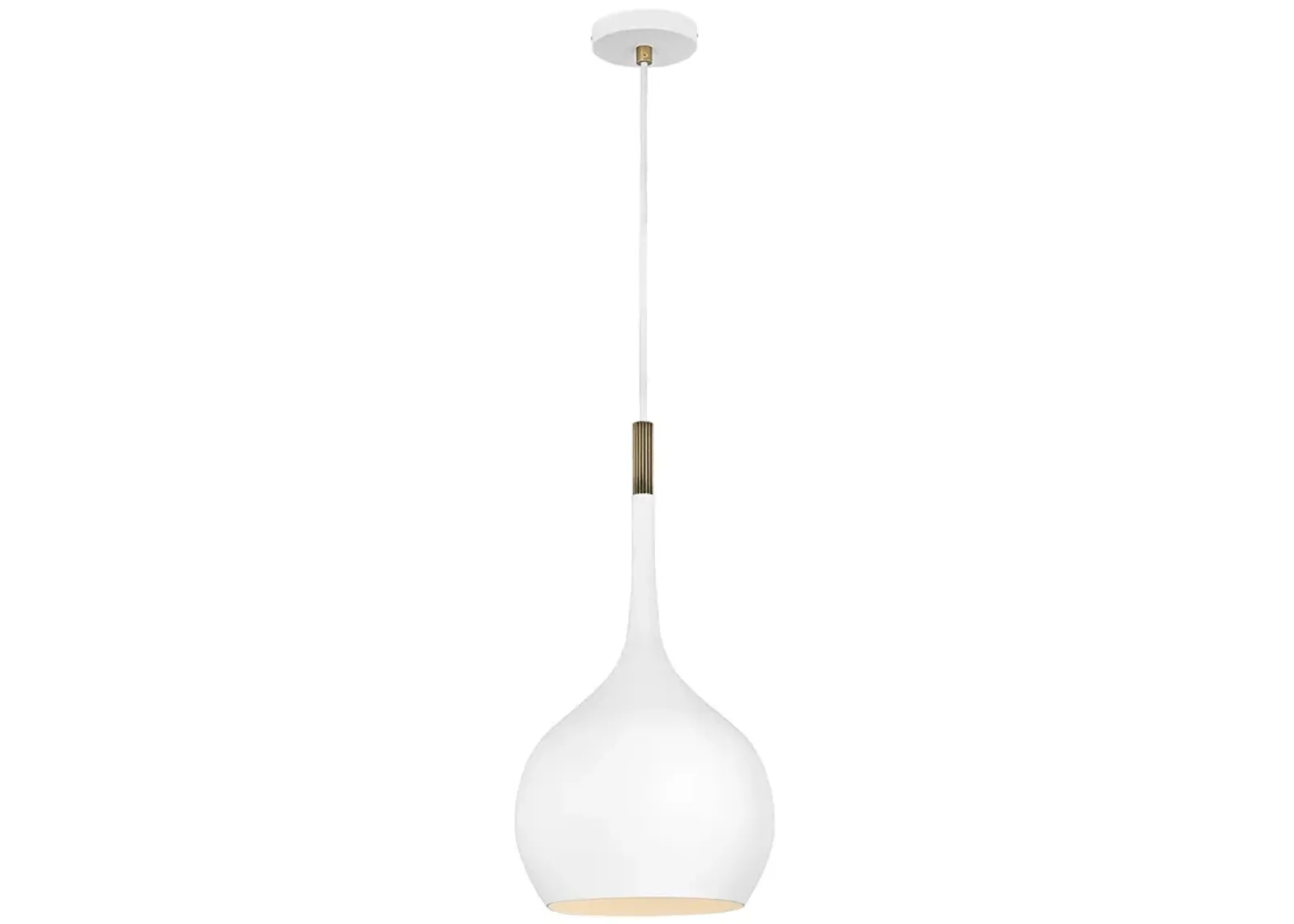 Ziggy 12" Wide White Mini Pendant by Hinkley Lighting