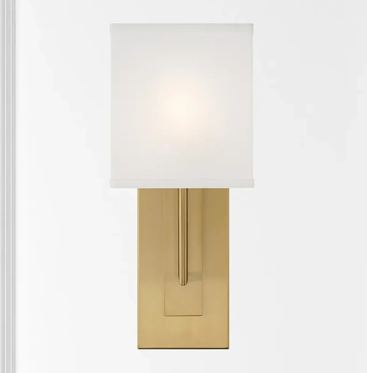 Crystorama Brent 1 Light Vibrant Gold Sconce