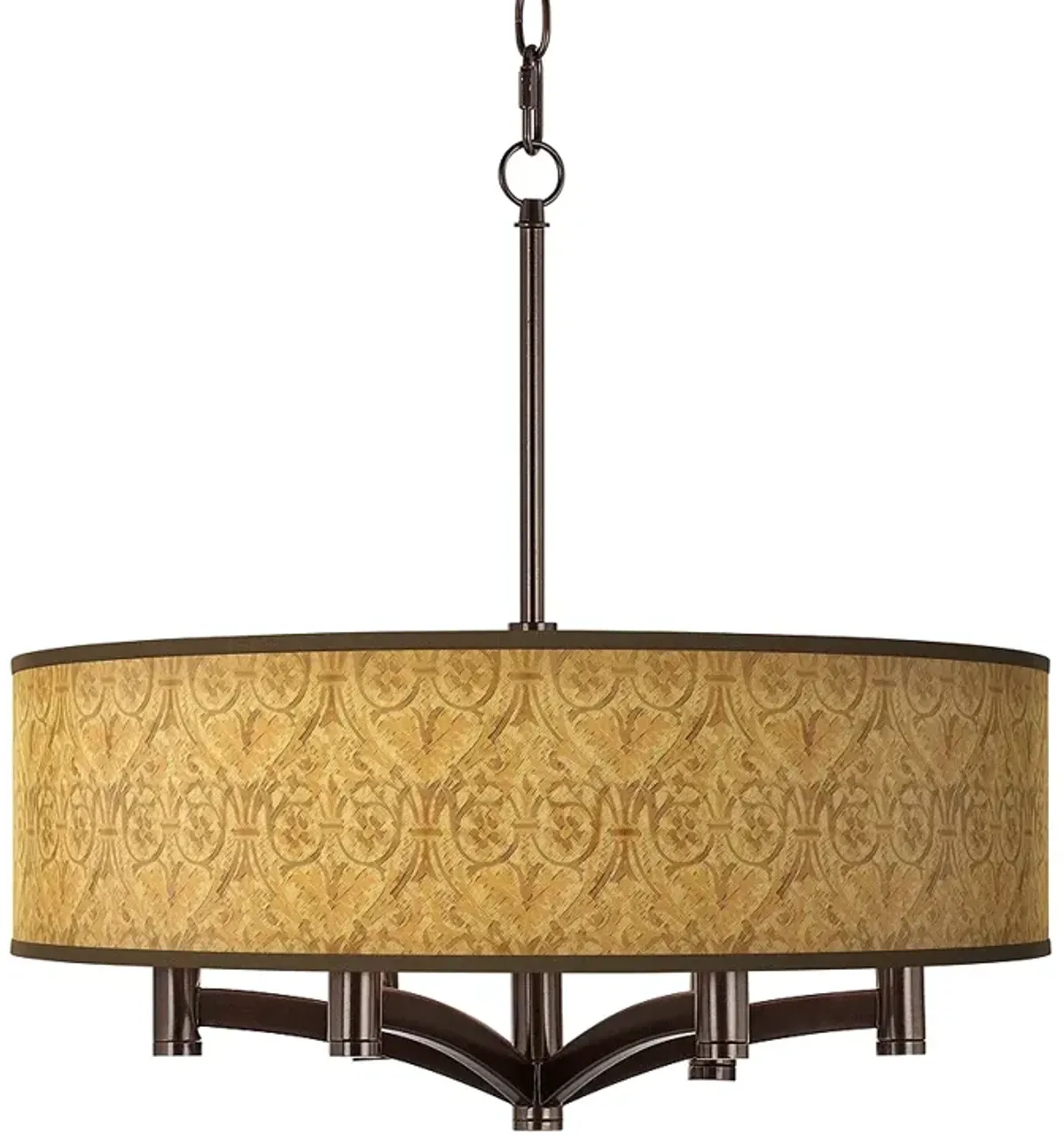 Golden Versailles Ava 6-Light Bronze Pendant Chandelier