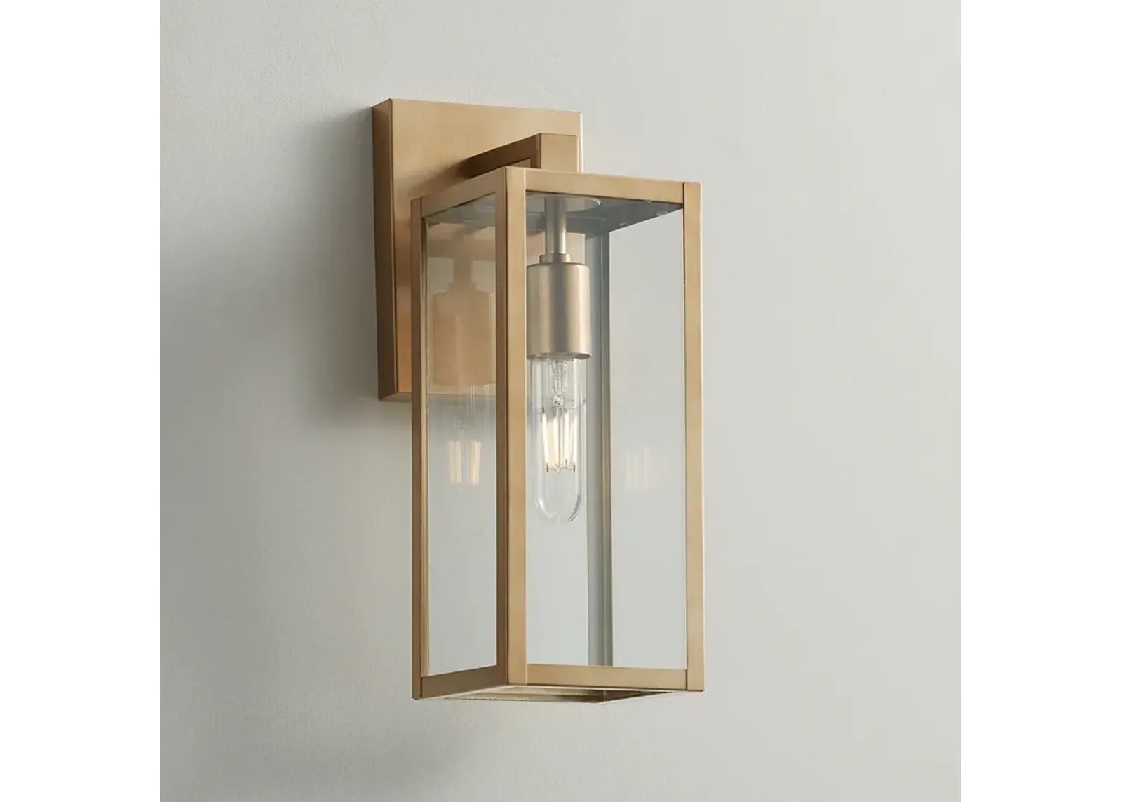 Titan 14 1/4" High Soft Gold Wall Sconce