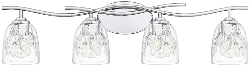 Ansley 4-Light Polished Chrome Bath Light