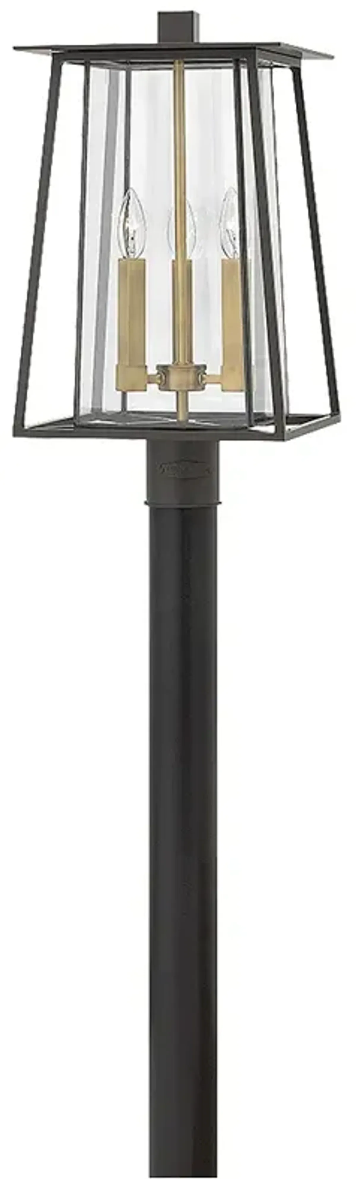 Walker 20 3/4" High Heritage Brass Outdoor Post Light