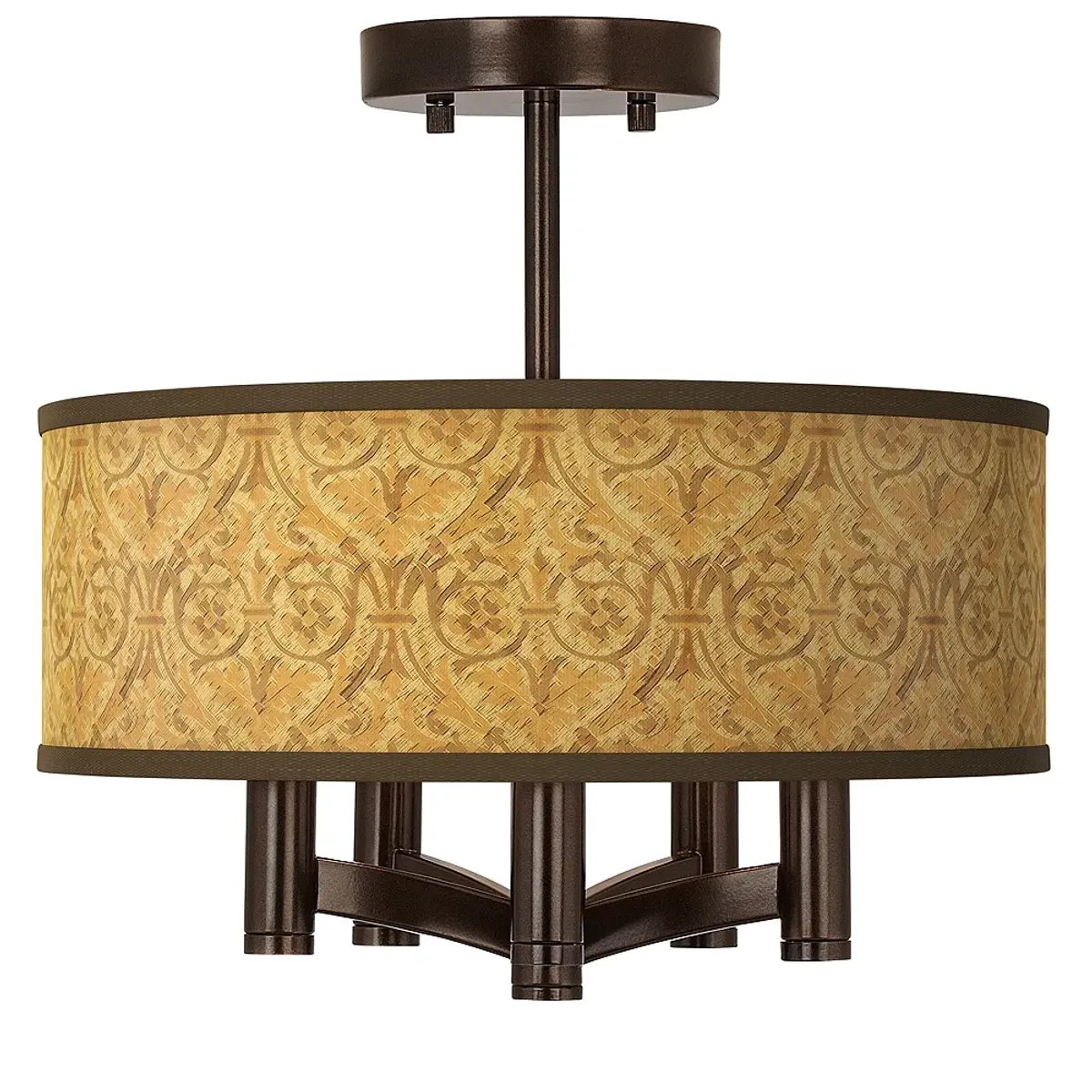 Golden Versailles Ava 5-Light Bronze Ceiling Light