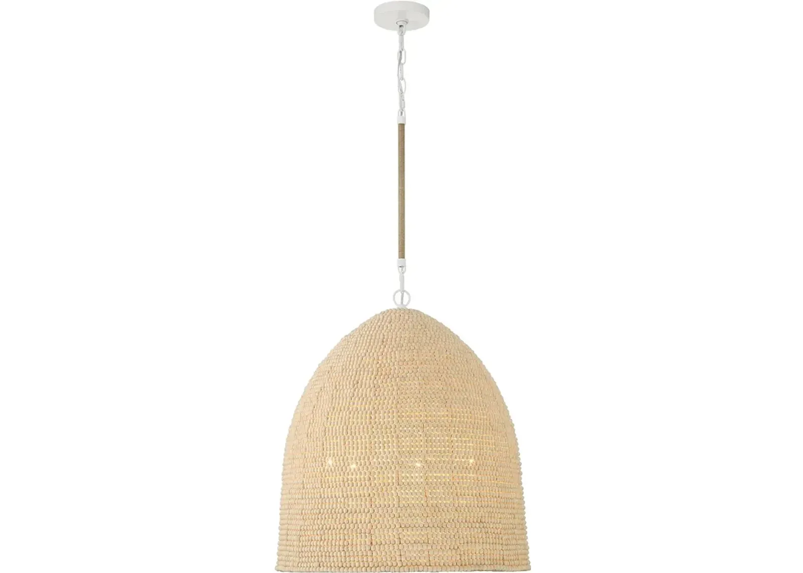 Crystorama Jasper 6 Light Matte White Chandelier