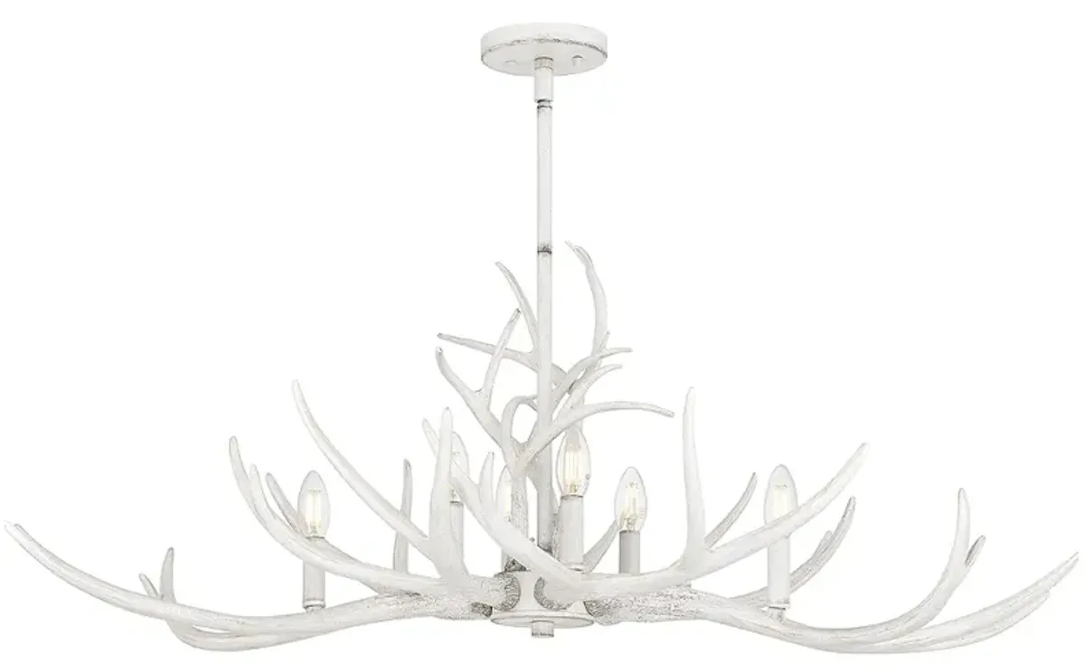 Brosh 6-Light Antique White Island Light