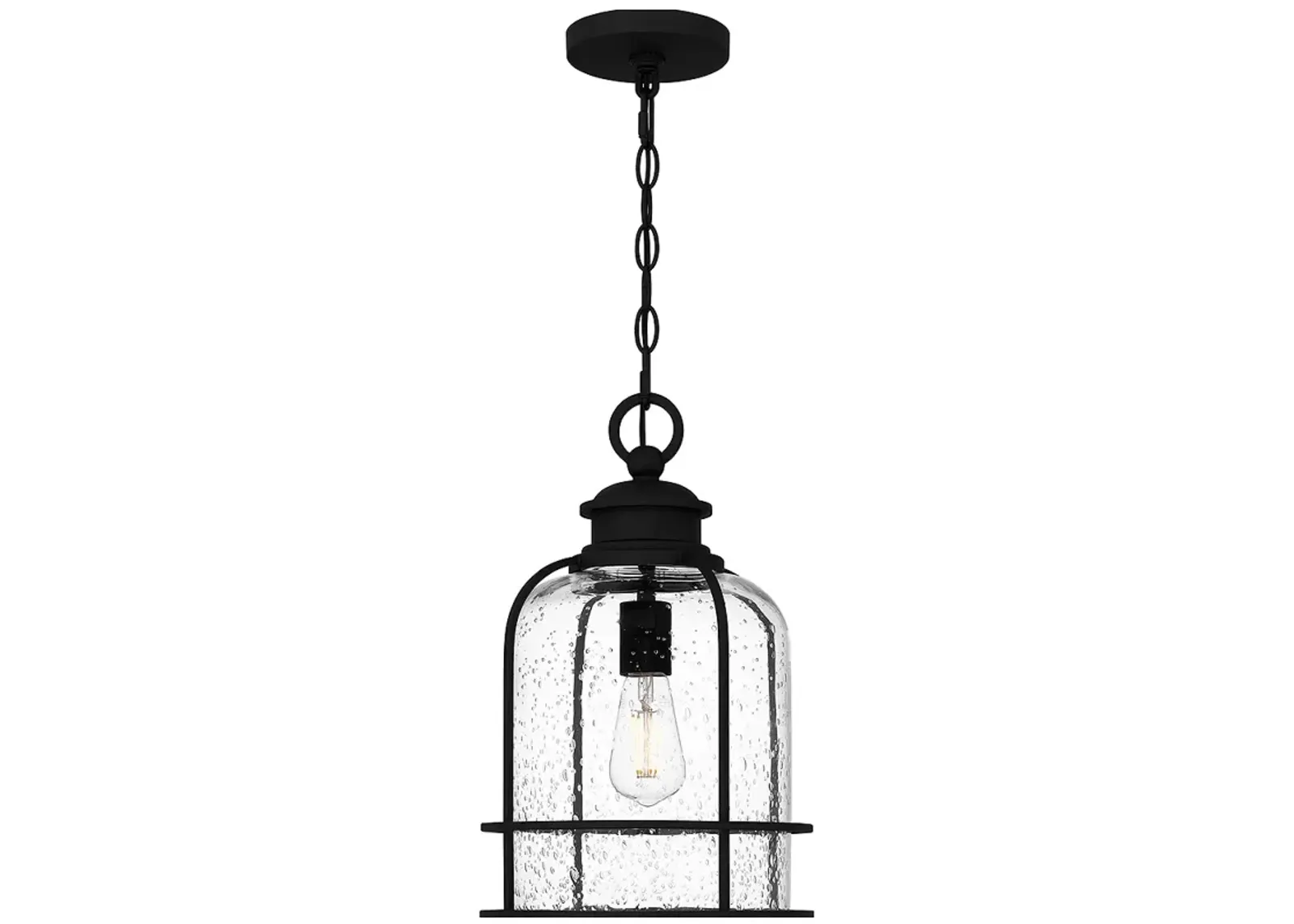 Bowles 1-Light Earth Black Mini Pendant Light