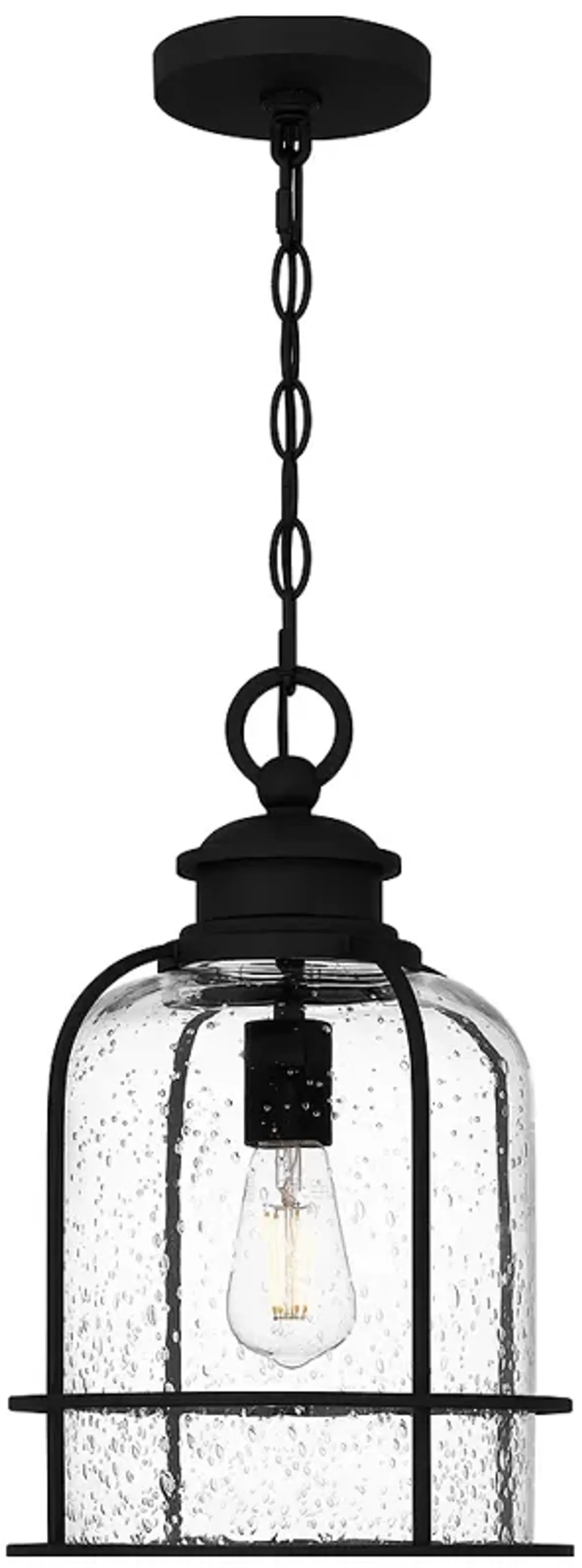 Bowles 1-Light Earth Black Mini Pendant Light